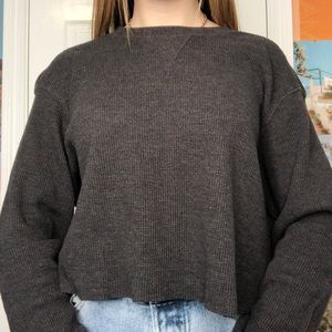 Dark Grey thrifted sweater
